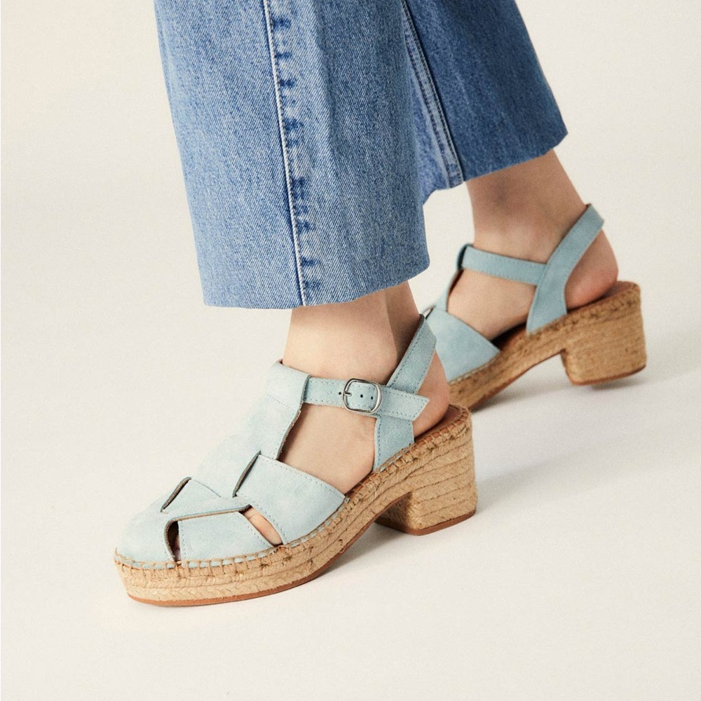 Naguisa Olile Blue Espadrilles, Azul, size 37(EU)